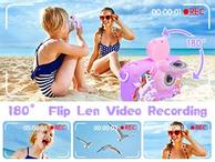 Barnekamera lilla enhjørning (X101C-PU-UNIC)