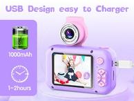 Barnekamera lilla enhjørning (X101C-PU-UNIC)