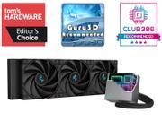 Deepcool LT720 vannkjøling - 3x120mm - svart støtter bl.a LGA1700 og AM5