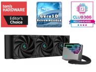 Deepcool LT720 vannkjøling - 3x120mm - svart støtter bl.a LGA1700 og AM5 (R-LT720-BKAMNF-G-1)