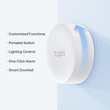 TP-Link Tapo S200B V1 - Smart button - wireless - 863 - 865 Mhz, 868 - 868.6 MHz (TAPO S200B)