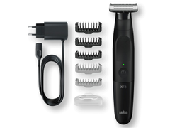 Braun Series X Skjeggtrimmer XT3200 Elektrisk barbermaskin, ett blad, kroppspleiesett til menn
