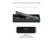 StarTech USB-C 10Gbps M.2 NVMe PCIe SSD Enclosure,  Rugged Aluminum External M.2 PCIe M-Key Case IP67 Rated, 1GB/s Read/ Write,  Supports 2230/ 2242/ 2260/ 2280,  TB3 Compatible,  Mac/PC - 1.6ft USB-C Cable Incl - dre (M2E1BRU31C)