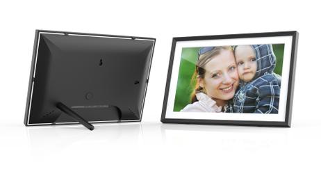 Ontario Frameo 10.1" digital fotoramme svart/ hvit,  1280x800 IPS touch (ONT-WF12T-CL-BW)