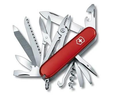 Victorinox Handyman - lommekniv - multiverktøy rød Swiss Army Knife, lengde: 9.1 cm, vekt: 155 gram (V-1.37 73)
