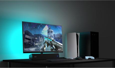 Creative Stage Air V2 blåtannhøyttaler Kompakt USB-lydplanke plassert under skjermen (51MF8395AA000)