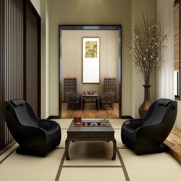 Naipo massasjestol med plassbesparende design (MGCHR-A150)