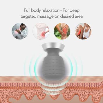 Naipo håndholdt massasjestav med varme oppladbar (MGPC-806P)