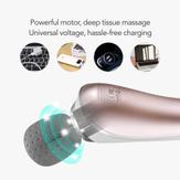 Naipo håndholdt massasjestav med varme oppladbar (MGPC-806P)