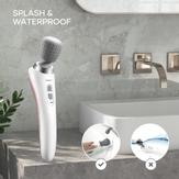 Naipo håndholdt massasjestav med varme oppladbar (MGPC-806P)