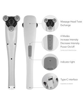 Naipo batteridrevet håndholdt massasjeapparat (XF-5120)