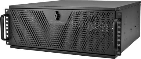SilverStone RM44 4U Rack Cabinet med USB-C, støtter opptil SSI-EEB-hovedkort og 360mm vannkjøling (SST-RM44)