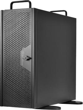 SilverStone RM44 4U Rack Cabinet med USB-C, støtter opptil SSI-EEB-hovedkort og 360mm vannkjøling (SST-RM44)