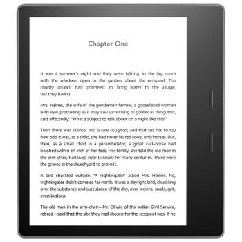 Amazon Kindle Oasis 2019 vanntett 8GB, 7" lesebrett med touch, innebygd lys, 300ppi, Wi-Fi, Bluetooth,  IPX8, grafitt (B07L5GDTYY)