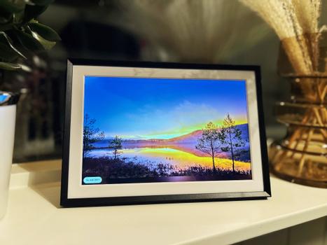 Ontario Frameo 10.1" digital fotoramme svart/ hvit,  1280x800 IPS touch (ONT-WF12T-CL-BW)
