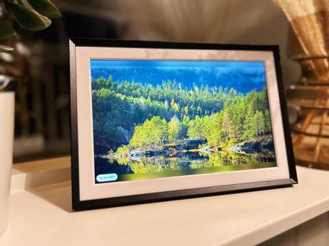 Ontario Frameo 10.1" digital fotoramme svart/ hvit,  1280x800 IPS touch (ONT-WF12T-CL-BW)