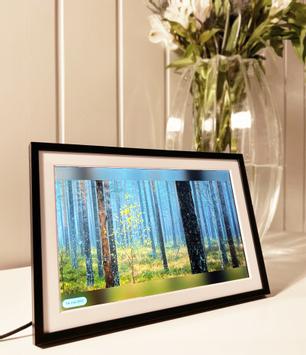 Ontario Frameo 10.1" digital fotoramme svart/ hvit,  1280x800 IPS touch (ONT-WF12T-CL-BW)