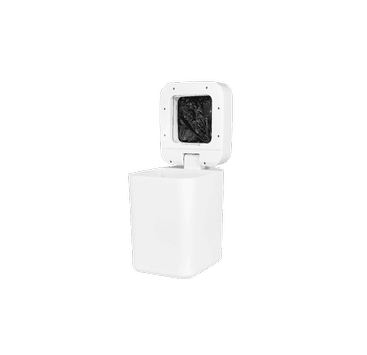 Townew T1S smart søppelbøtte - hvit med innebygd batteri (TOWNEW-T1)