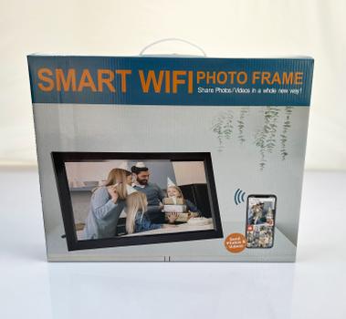 Ontario Frameo 15.6" digital fotoramme svart, 1920x1080 IPS touch (ONT-WF1562T-BK)