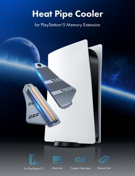 GRAUGEAR Kühlkörper SSD M.2NVMe 2230, 2242, 2260, 2280 für PS5 retail (G-PS5HS04)