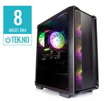 Multicom Airflow A520R Gaming PC AMD Ryzen 5 5500, 16GB DDR4, 1TB PCIe 4.0 SSD, Radeon RX 6600 8GB, 2.5GbE, Wi-Fi 6, Windows 11 Home