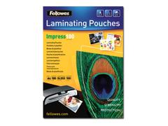 FELLOWES Laminating Pouches Impress 100 Micron - 100-pack - glanset - A3 - lamineringspunger