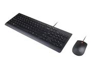 Lenovo Essential Wired Combo - tastatur- og mussett - Storbritannia Inn-enhet (4X30L79921)