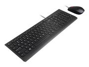 Lenovo Essential Wired Combo - tastatur- og mussett - Storbritannia Inn-enhet (4X30L79921)