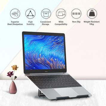 Pepper Jobs SSS-T8 sammenleggbart justerbart laptop-stativ for bærbare datamaskiner opptil 17.3" (SSS-T8)