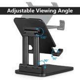 Pepper Jobs SSS-T6 sammenleggbart justerbart monitor-stativ for nettbrett og portable skjermer opptil 17.3" (SSS-T6)