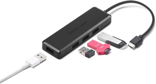 Pepper Jobs USB-C til 4x USB-A-adapter (TCH-U4)