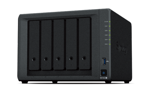 Multicom 5-bay NAS - konfigurator - 10GbE-støtte Synology DiskStation DS1522+