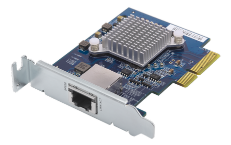 QNAP QXG-10G1T - 10GbE RJ45 nettverksmodul for alle QNAP NAS'er med PCIe-spor (QXG-10G1T)