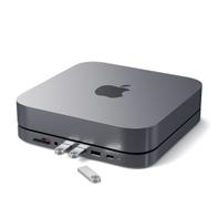 Satechi Type-C Aluminium Stand & Hub for Mac mini (2023), Mac mini (M1, 2020), Mac mini (2018), Mac Studio (2023), Mac Studio (2022)