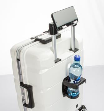 Ontario "TikTok" koffert 20" hvit (ONT-TTCASE-WH)