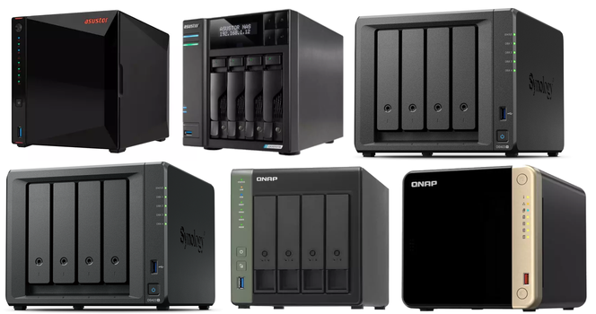 Multicom 4-bay NAS - konfigurator 