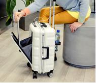 Ontario "TikTok" koffert 20" hvit (ONT-TTCASE-WH)