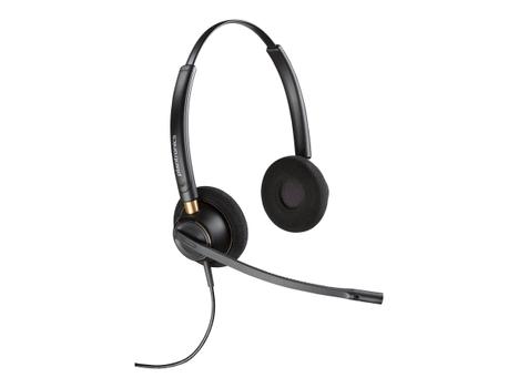 Poly EncorePro HW520 Wired Quick Disconnect Noise-Cancelling Monaural Headset (783P7AA#ABB)