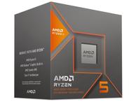 AMD Ryzen 5 8600G AI AM5, 6 kjerner, 12 tråder, 4.3GHz - 5.0GHz, 22MB Cache, DDR5, PCIe 5.0, 65W TDP, Radeon 760M, Wraith Stealth-kjøler (100-100001237BOX)