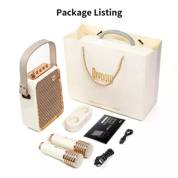 Divoom Songbird-HQ hvit karaokemaskin (90100058219)