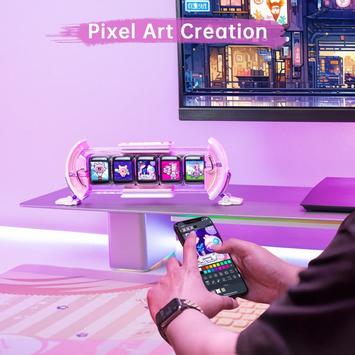 Divoom Times Gate informativt display rosa (90100058224)