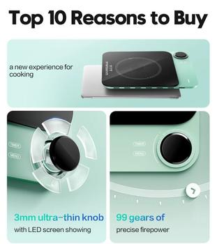 Tokit Smart induksjonstopp grønn (TCL04RU-A)