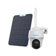 Reolink Go PT Plus - hvitt 4G-kamera, viltkamera, fjøskamera med Pan & Tilt inkludert 6W solcellepanel og 32GB minnekort