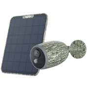 Reolink Go Plus 4G viltkamerapakke - Nå med kamuflasjemønster - inkludert 6W solcellepanel og 128GB minnekort