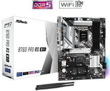 ASRock B760 Pro RS WiFi ATX, LGA1700, DDR5, 3x M.2, PCIe 5.0, 2.5GbE LAN, Wi-Fi 6E, Bluetooth 5.3