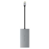 Pepper Jobs kombinert USB-C-adapter,  SSD-kabinett,  SD-kortleser (TCH-7M2UD)