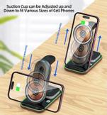 Pepper Jobs 4-i-1 trådløs ladestasjon 15W inkludert nattlysfunksjon (MWC-A8)