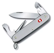 Victorinox Pioneer Alox - lommekniv - multiverktøy - sølv - Swiss Army Knife, lengde: 9.3 cm, vekt: 71 gram
