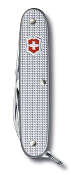 Victorinox Pioneer Alox - lommekniv - multiverktøy - sølv - Swiss Army Knife, lengde: 9.3 cm, vekt: 71 gram (V-0.82 01.26)
