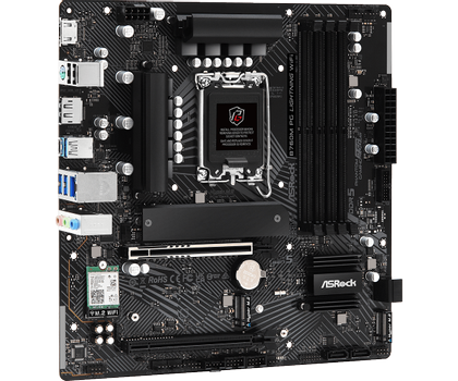 ASRock B760M PG Lightning WiFi DDR5, ATX, LGA1700, 2.5GbE, Wi-Fi 6E (802.11ax) (90-MXBMT0-A0UAYZ)